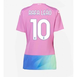 AC Milan Fotballdrakt Dame Rafael Leao #10 Tredje Trøye 2023-24 Kortermet