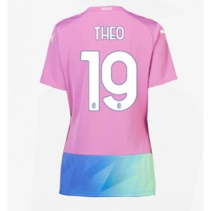 AC Milan Fotballdrakt Dame Theo Hernandez #19 Tredje Trøye 2023-24 Kortermet