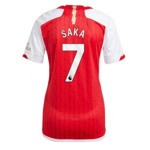 Arsenal Fotballdrakt Dame Bukayo Saka #7 Hjemmetrøye 2023-24 Kortermet