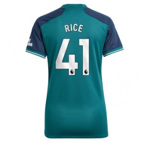 Arsenal Fotballdrakt Dame Declan Rice #41 Tredje Trøye 2023-24 Kortermet