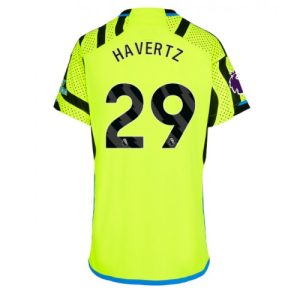 Arsenal Fotballdrakt Dame Kai Havertz #29 Bortetrøye 2023-24 Kortermet