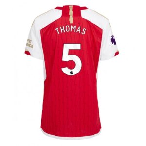 Arsenal Fotballdrakt Dame Thomas Partey #5 Hjemmetrøye 2023-24 Kortermet
