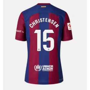 Barcelona Fotballdrakt Dame Andreas Christensen #15 Hjemmetrøye 2023-24 Kortermet