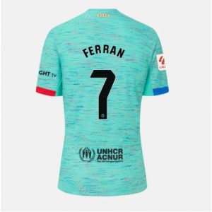 Barcelona Fotballdrakt Dame Ferran Torres #7 Tredje Trøye 2023-24 Kortermet
