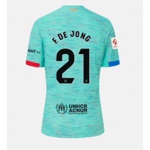 Barcelona Fotballdrakt Dame Frenkie de Jong #21 Tredje Trøye 2023-24 Kortermet