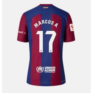 Barcelona Fotballdrakt Dame Marcos Alonso #17 Hjemmetrøye 2023-24 Kortermet