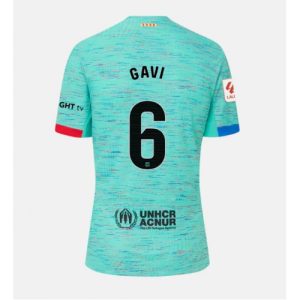 Barcelona Fotballdrakt Dame Paez Gavi #6 Tredje Trøye 2023-24 Kortermet