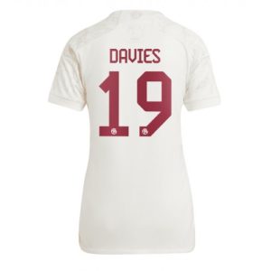 Bayern Munich Fotballdrakt Dame Alphonso Davies #19 Tredje Trøye 2023-24 Kortermet