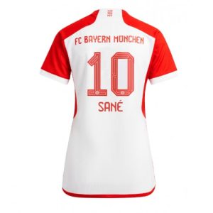 Bayern Munich Fotballdrakt Dame Leroy Sane #10 Hjemmetrøye 2023-24 Kortermet