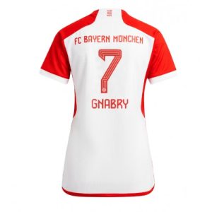 Bayern Munich Fotballdrakt Dame Serge Gnabry #7 Hjemmetrøye 2023-24 Kortermet