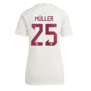 Bayern Munich Fotballdrakt Dame Thomas Muller #25 Tredje Trøye 2023-24 Kortermet