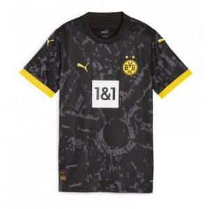 Borussia Dortmund Fotballdrakt Dame Bortetrøye 2023-24 Kortermet