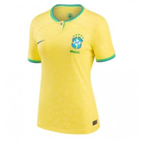 Brasil Fotballdrakt Dame Hjemmetrøye FIFA VM 2022 Kortermet