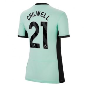Chelsea Fotballdrakt Dame Ben Chilwell #21 Tredje Trøye 2023-24 Kortermet