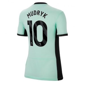 Chelsea Fotballdrakt Dame Mykhailo Mudryk #10 Tredje Trøye 2023-24 Kortermet