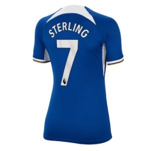 Chelsea Fotballdrakt Dame Raheem Sterling #7 Hjemmetrøye 2023-24 Kortermet