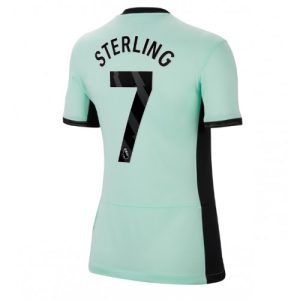 Chelsea Fotballdrakt Dame Raheem Sterling #7 Tredje Trøye 2023-24 Kortermet