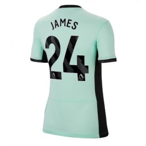 Chelsea Fotballdrakt Dame Reece James #24 Tredje Trøye 2023-24 Kortermet
