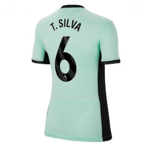 Chelsea Fotballdrakt Dame Thiago Silva #6 Tredje Trøye 2023-24 Kortermet