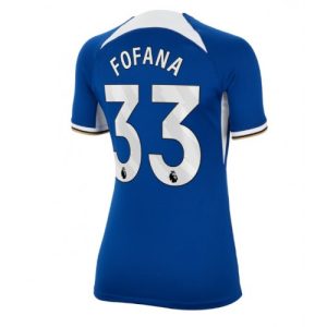 Chelsea Fotballdrakt Dame Wesley Fofana #33 Hjemmetrøye 2023-24 Kortermet