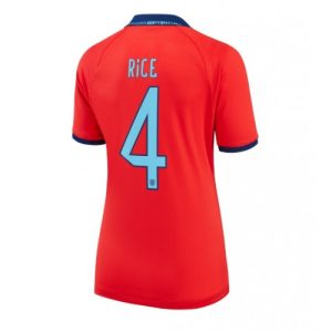 England Fotballdrakt Dame Declan Rice #4 Bortetrøye FIFA VM 2022 Kortermet
