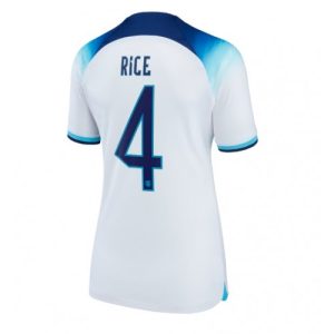 England Fotballdrakt Dame Declan Rice #4 Hjemmetrøye FIFA VM 2022 Kortermet