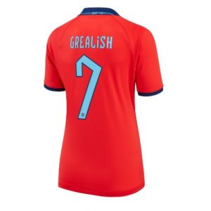 England Fotballdrakt Dame Jack Grealish #7 Bortetrøye FIFA VM 2022 Kortermet