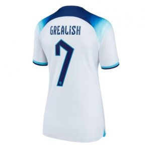 England Fotballdrakt Dame Jack Grealish #7 Hjemmetrøye FIFA VM 2022 Kortermet