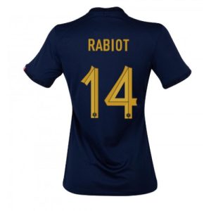 Fotballdrakt Dame Frankrike Adrien Rabiot #14 Hjemmetrøye FIFA VM 2022 Kortermet