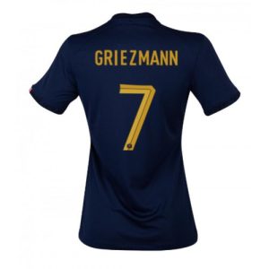 Fotballdrakt Dame Frankrike Antoine Griezmann #7 Hjemmetrøye FIFA VM 2022 Kortermet