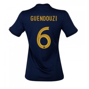 Fotballdrakt Dame Frankrike Matteo Guendouzi #6 Hjemmetrøye FIFA VM 2022 Kortermet