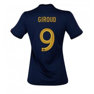 Fotballdrakt Dame Frankrike Olivier Giroud #9 Hjemmetrøye FIFA VM 2022 Kortermet