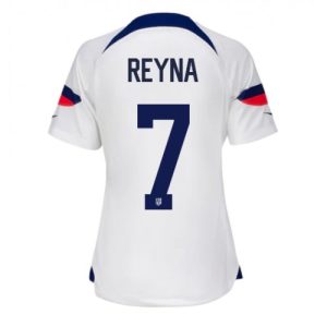 Fotballdrakt Dame forente stater Giovanni Reyna #7 Hjemmetrøye FIFA VM 2022 Kortermet