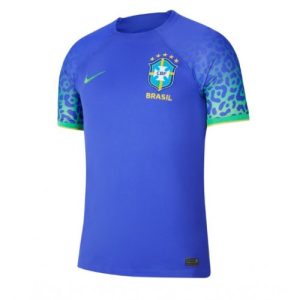 Fotballdrakt Herre Brasil Bortetrøye FIFA VM 2022 Kortermet