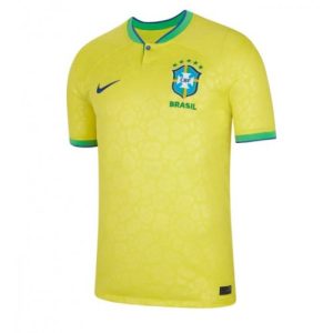Fotballdrakt Herre Brasil Hjemmetrøye FIFA VM 2022 Kortermet