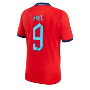 Fotballdrakt Herre England Harry Kane #9 Bortetrøye FIFA VM 2022 Kortermet