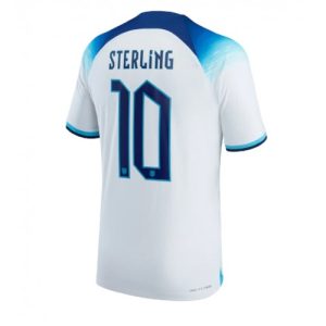 Fotballdrakt Herre England Raheem Sterling #10 Hjemmetrøye FIFA VM 2022 Kortermet