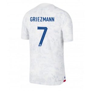 Fotballdrakt Herre Frankrike Antoine Griezmann #7 Bortetrøye FIFA VM 2022 Kortermet