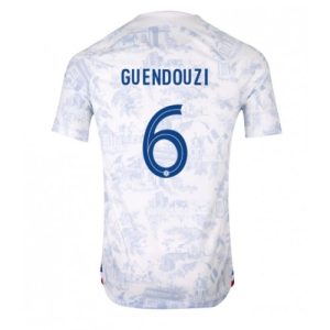 Fotballdrakt Herre Frankrike Matteo Guendouzi #6 Bortetrøye FIFA VM 2022 Kortermet
