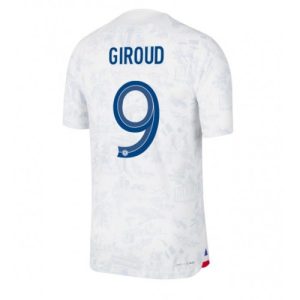 Fotballdrakt Herre Frankrike Olivier Giroud #9 Bortetrøye FIFA VM 2022 Kortermet