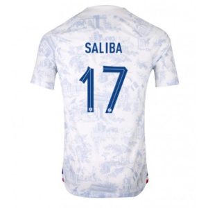 Fotballdrakt Herre Frankrike William Saliba #17 Bortetrøye FIFA VM 2022 Kortermet