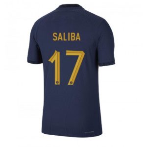 Fotballdrakt Herre Frankrike William Saliba #17 Hjemmetrøye FIFA VM 2022 Kortermet