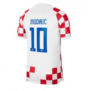 Fotballdrakt Herre Kroatia Luka Modric #10 Hjemmetrøye FIFA VM 2022 Kortermet