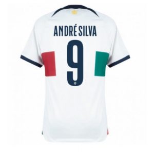 Fotballdrakt Herre Portugal Andre Silva #9 Bortetrøye FIFA VM 2022 Kortermet