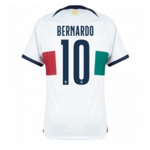 Fotballdrakt Herre Portugal Bernardo Silva #10 Bortetrøye FIFA VM 2022 Kortermet