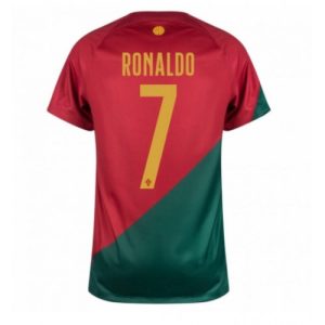 Fotballdrakt Herre Portugal Cristiano Ronaldo #7 Hjemmetrøye FIFA VM 2022 Kortermet