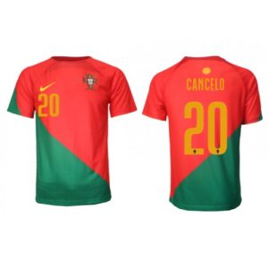 Fotballdrakt Herre Portugal Joao Cancelo #20 Hjemmetrøye FIFA VM 2022 Kortermet
