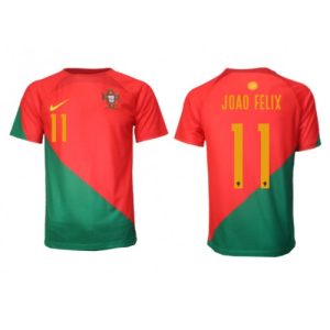 Fotballdrakt Herre Portugal Joao Felix #11 Hjemmetrøye FIFA VM 2022 Kortermet