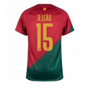 Fotballdrakt Herre Portugal Rafael Leao #15 Hjemmetrøye FIFA VM 2022 Kortermet