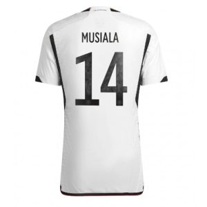 Fotballdrakt Herre Tyskland Jamal Musiala #14 Hjemmetrøye FIFA VM 2022 Kortermet